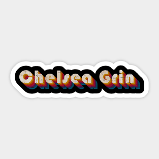 retro vintage Chelsea Grin Sticker